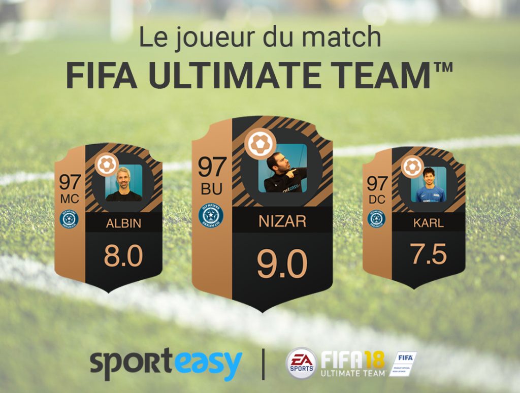 SportEasy & FIFA ULTIMATE TEAM™ : tente de devenir le joueur du match