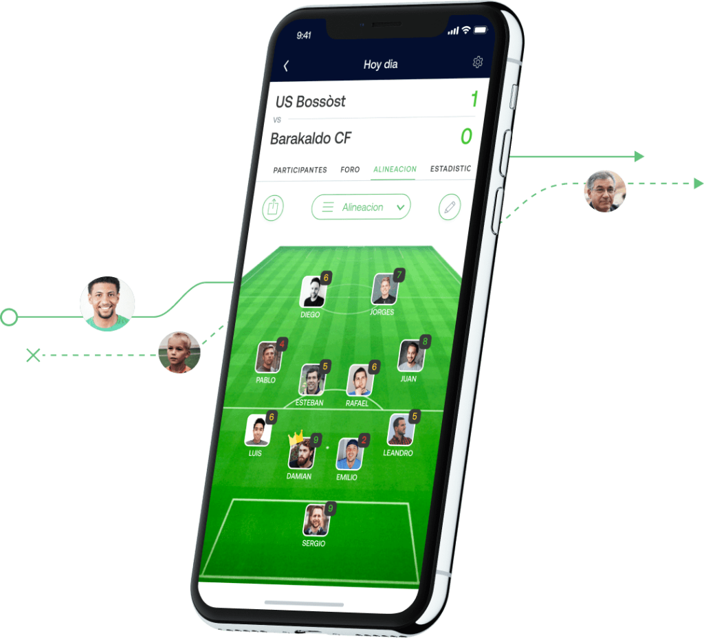 Imagen que representa la app móvil de SportEasy