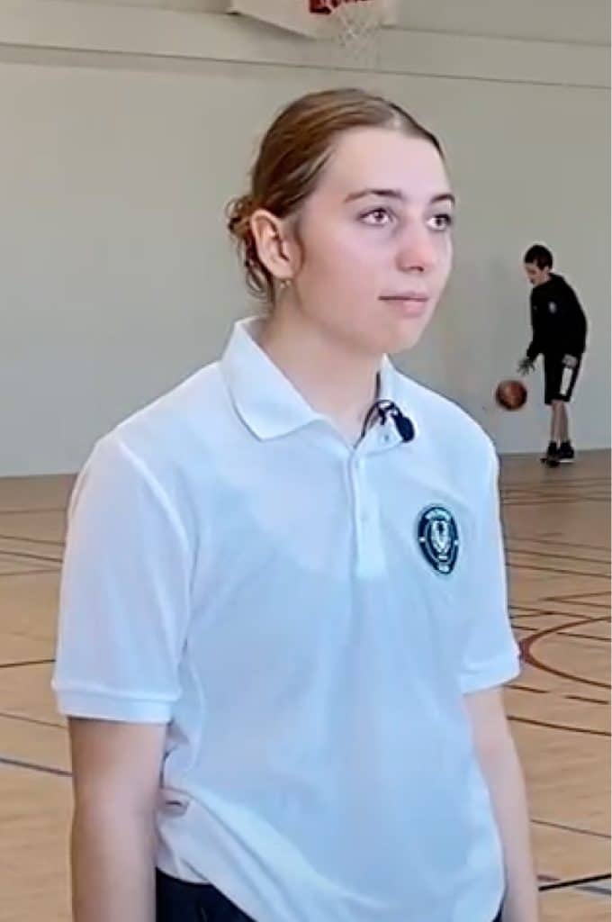 Louise Bourlier, coach catégories Jeunes au Lyon Voltaire Basket