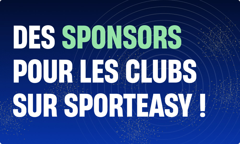 Des sponsors pour les clubs sur SportEasy !